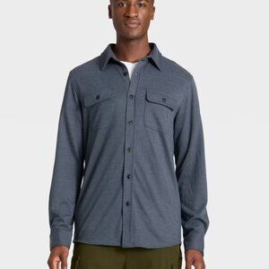 Men's Comfort Soft Shirt - Goodfellow & Co - Dark Blue - S